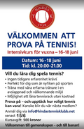 featured image thumbnail for post Välkommen att prova på tennis!